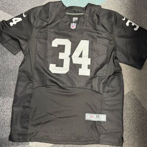 Bo Jackson Jersey Size 56 NFL Oakland Raiders Vintage Nike Black Clean & Crisp